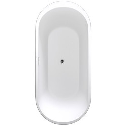 Ванна акриловая Black&White Black Swan SB105 Black 170x80 белый глянец/черный