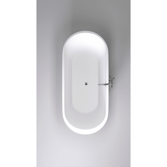 Ванна акриловая Black&White Black Swan SB105 Black 170x80 белый глянец/черный