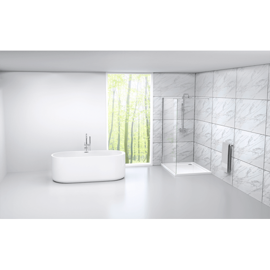 Ванна акриловая Black&White Swan SB109 170x80 белый глянец