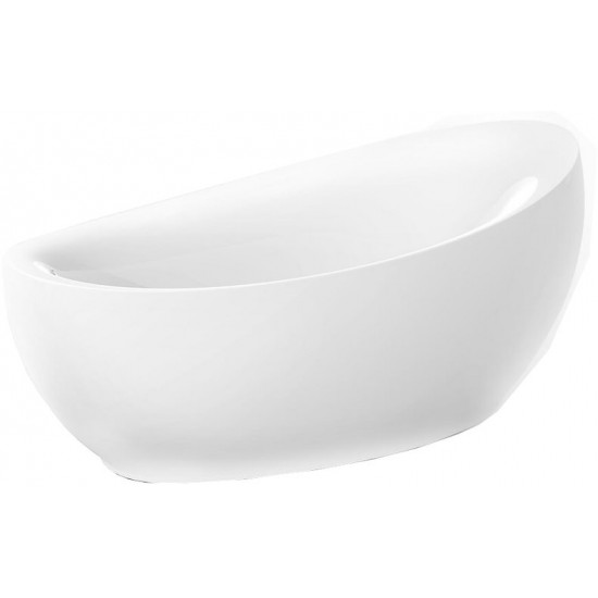 Ванна акриловая Black&White Swan SB225 170x90 белый глянец