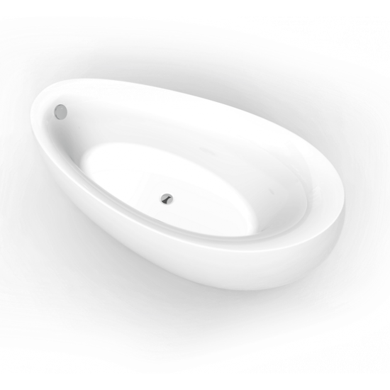 Ванна акриловая Black&White Swan SB225 170x90 белый глянец