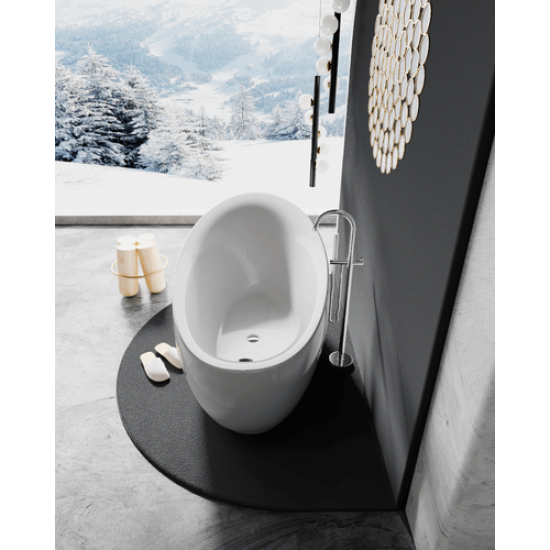 Ванна акриловая Black&White Swan SB225 170x90 белый глянец