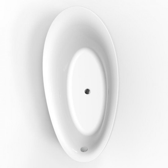 Ванна акриловая Black&White Swan SB225 170x90 белый глянец