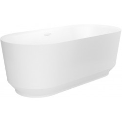 Ванна акриловая Wellsee Air Gap R 166x77 (слив-перелив белый глянец) белый глянец