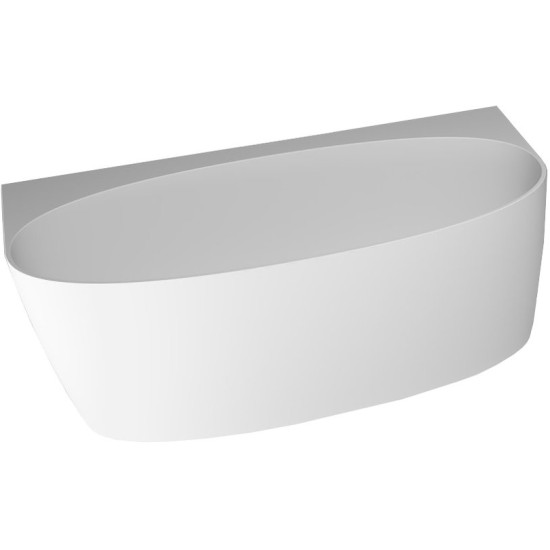 Ванна из литьевого мрамора Aquastone AQS 13 155x80 белый матовый