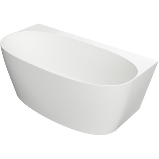 Ванна из литьевого мрамора Aquastone AQS 13 155x80 белый матовый