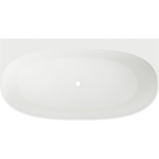 Ванна из литьевого мрамора Aquastone AQS 13 155x80 белый матовый