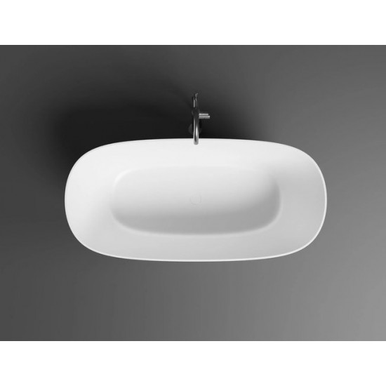 Ванна из литьевого мрамора UMY-Home UMY NOA 170x80 U-Coat белый глянец