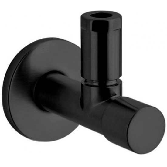 Вентиль угловой Paffoni Light ZACC204NO черный матовый