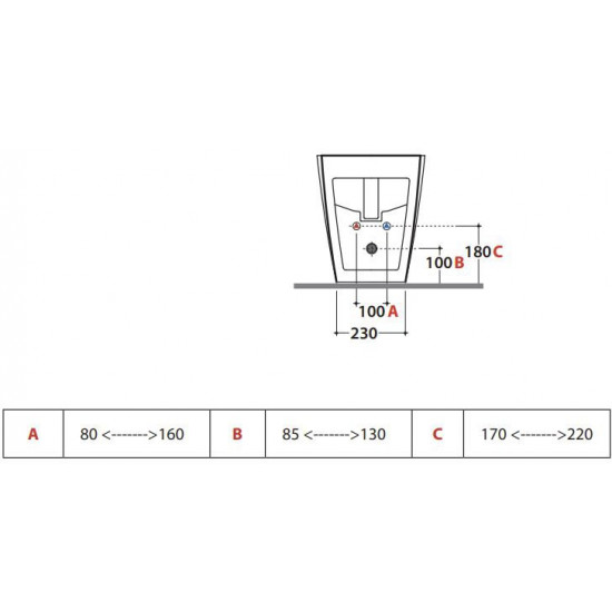 Биде напольное Globo Stone ST010BI белое