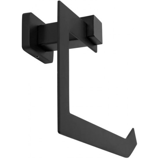 Бумагодержатель Rea ERLO 04 Black Matt 80010 черный матовый