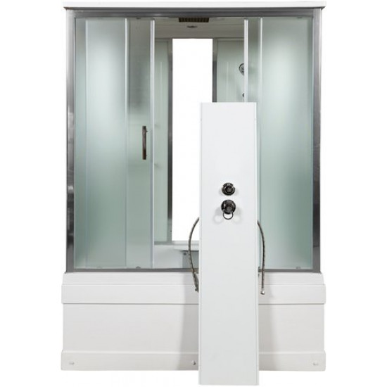 Душевая кабина Avacan EM4516 AVA N 160x85 стандарт, стекла матовые, профиль хром Душевая кабина Avacan EM4516 AVA N 160x85 стандарт, стекла матовые, профиль хром