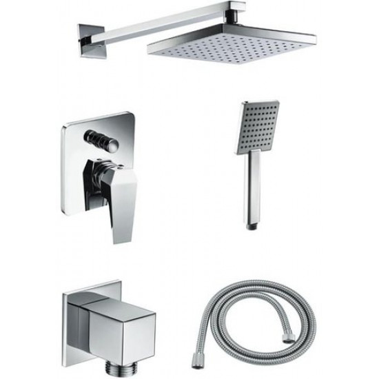 Душевая система скрытого монтажа Ahti Vaasa VA405318 хром Душевая система скрытого монтажа Ahti Vaasa VA405318 хром