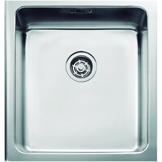 Кухонная мойка Teka BEF 34.38 F POLISHED 38,6x42,6 хром Кухонная мойка Teka BEF 34.38 F POLISHED 38,6x42,6 хром