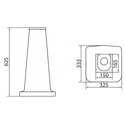 Пьедестал для умывальника Belbagno Boheme BB115P