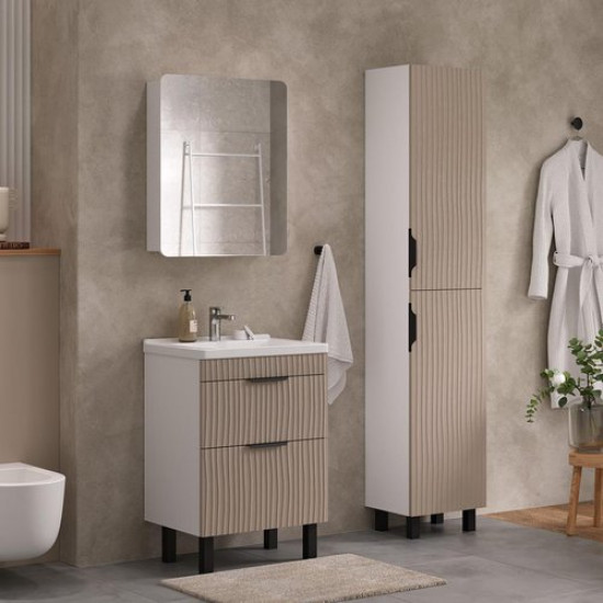 Пенал напольный Volna Lotty 40x32,5 латте