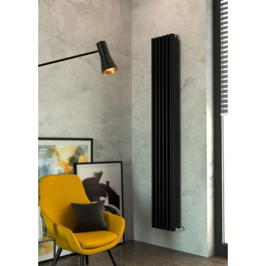 Радиатор алюминиевый FUSION Eclipse 1800-06 боковое-нижнее подключение (черный анодированный C35) Радиатор алюминиевый FUSION Eclipse 1800-06 боковое-нижнее подключение (черный анодированный C35)