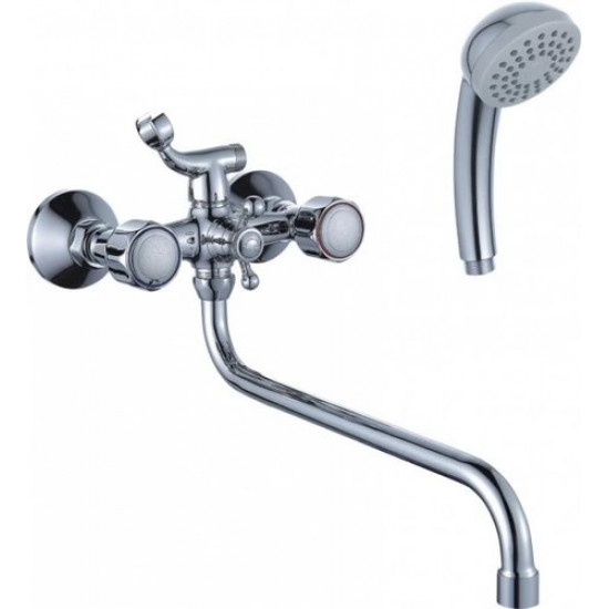 Смеситель для ванны и душа Diadonna D80-225355 хром