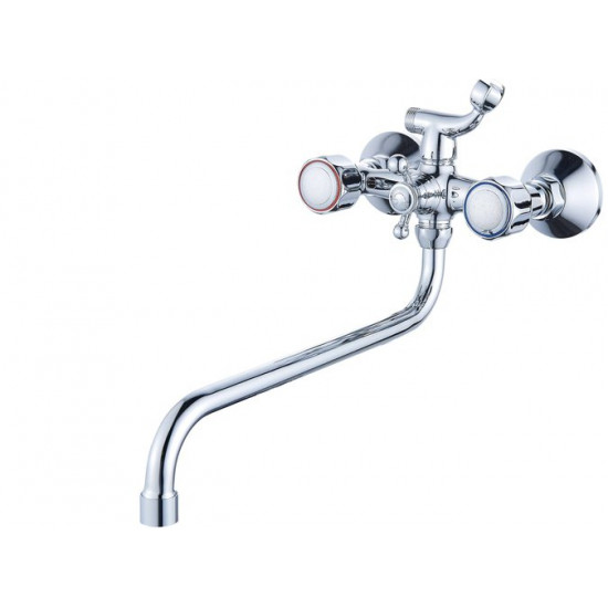 Смеситель для ванны и душа Diadonna D80-225355 хром