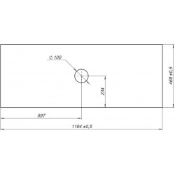 Столешница Allen Brau Fantasy 120 1.11011.B-S бежевый структурный