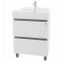 Тумба под умывальник АВН 60 Bergamo 47.07 с ящиками белая