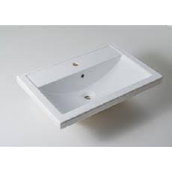 Тумба под умывальник АВН 60 Bergamo 47.07 с ящиками белая