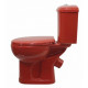 Унитаз-компакт Оскольская керамика Дора красный