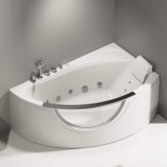 Ванна гидромассажная Orans BT-62110R 160x100 правая белая