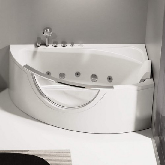 Ванна гидромассажная Orans BT-62110R 160x100 правая белая