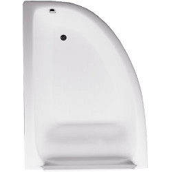 Ванна из искусственного камня Astra-Form Анастасия 182x125 левая, белый глянец