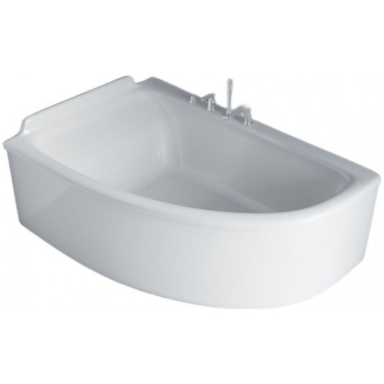 Ванна из искусственного камня Astra-Form Анастасия 182x125 левая, белый глянец Ванна из искусственного камня Astra-Form Анастасия 182x125 левая, белый глянец