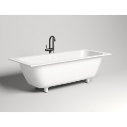 Ванна из искусственного камня Salini Orlanda Axis S-Sense 103211G 190x80 белый глянец