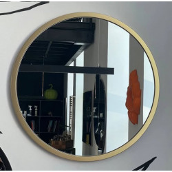 Зеркало Vela Лофт 60К золото матовое