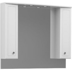 Зеркало со шкафом Белюкс Адажио В 105 Ш (1) Белый