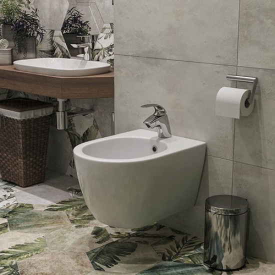 Биде подвесное Roxen Antares 400185-00 36,3x52 белое