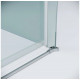 Боковая стенка Grossman Classic 70x195 стекло прозрачное / профиль хром