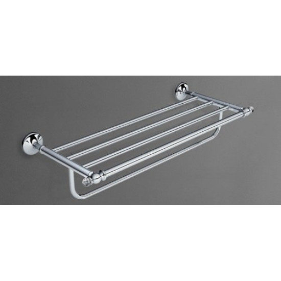 Держатель для полотенец Art&Max Antic crystal AM-2622SJ-Cr хром Держатель для полотенец Art&Max Antic crystal AM-2622SJ-Cr хром