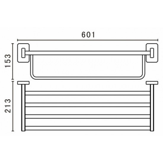 Держатель для полотенец Art&Max Gotico AM-4822AQ бронза