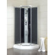 Душевая кабина Bravat Waterfall BC090.6100A 90x90 черная без крыши
