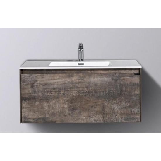 Комплект мебели Black&White Universe U905.1000 (тумба с умывальником и зеркало)