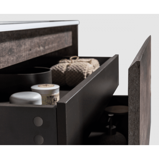 Комплект мебели Black&White Universe U905.1000 (тумба с умывальником и зеркало)