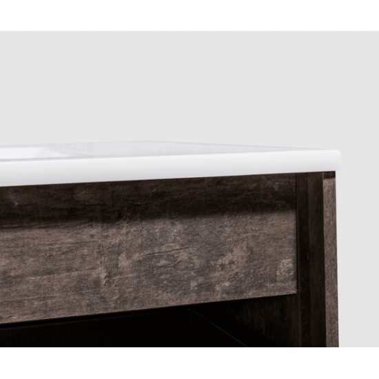 Комплект мебели Black&White Universe U905.1000 (тумба с умывальником и зеркало)