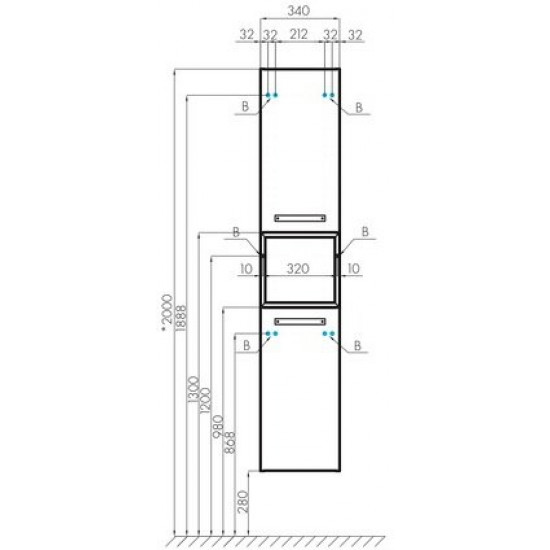 Полка Акватон Лофт Фабрик Дуб Кантри Полка Акватон Лофт Фабрик Дуб Кантри