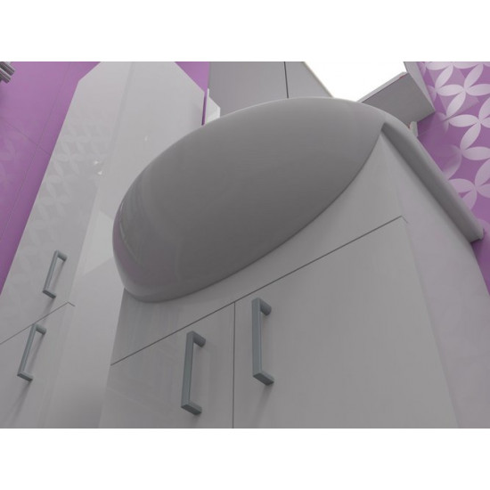 Тумба напольная Какса Лайт 45 под умывальник Элегия 45 белая