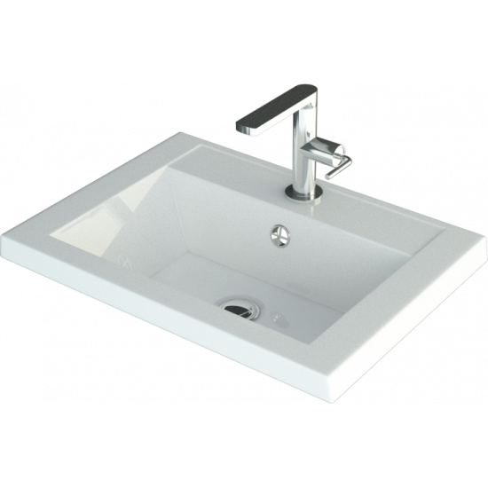 Умывальник Andrea 400 40x35 белый