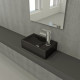 Умывальник Bocchi Milano 1419-004-0326 37x23 правый черный матовый