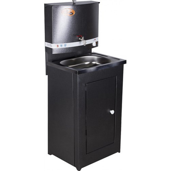 Умывальник для дачи Вихрь 74/4/3 с подогревом воды (серебристый)