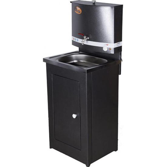 Умывальник для дачи Вихрь 74/4/3 с подогревом воды (серебристый)