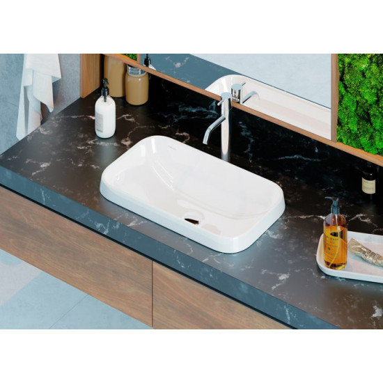 Умывальник встраиваемый Sanita Luxe Infinity 60 белый