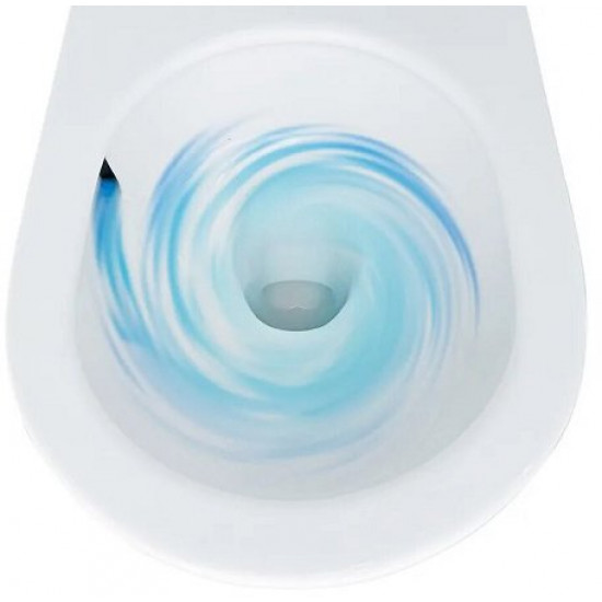 Унитаз подвесной Scarabeo Glam Twist 5201TW 36x50,5 безободковый белый